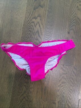 Venus Hot Pink Bikini Bottoms w/ Ruched Bottom